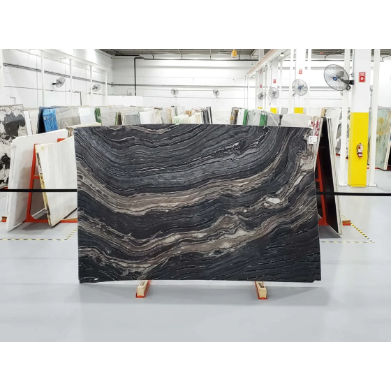 Silver Wave brown Polished Marble