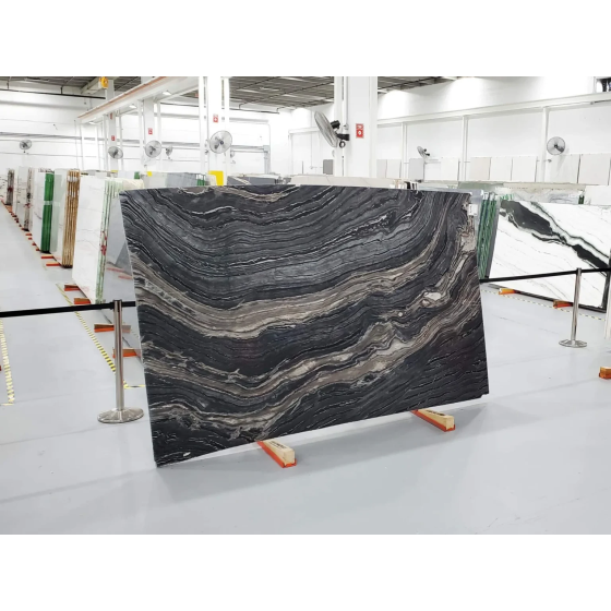 Silver Wave brown Polished Marble