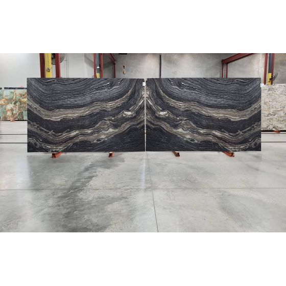 Silver Wave brown Polished Marble