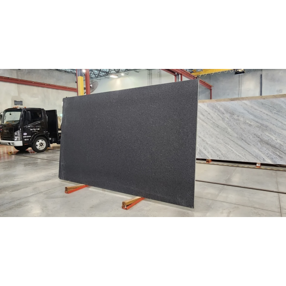 BLACK PEARL LEATHERED, POLISHED GRANITE 