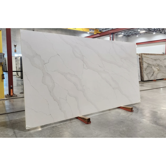 CALACATTA TIVOLI SUPER JUMBO POLISHED QUARTZ 