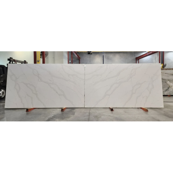 CALACATTA TIVOLI SUPER JUMBO POLISHED QUARTZ 