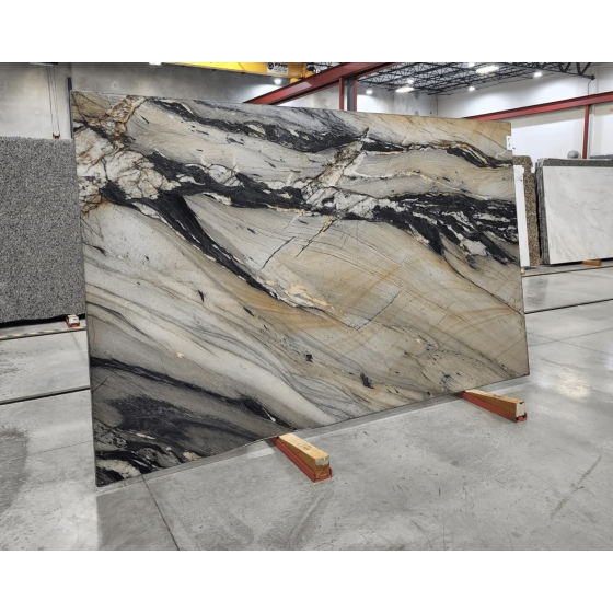 BLUE MAGMA LEATHERED, POLISHED QUARTZITE 