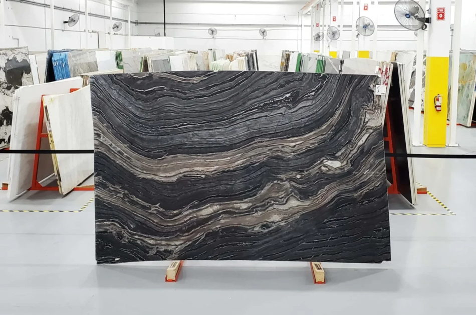 Silver Wave brown Polished Marble