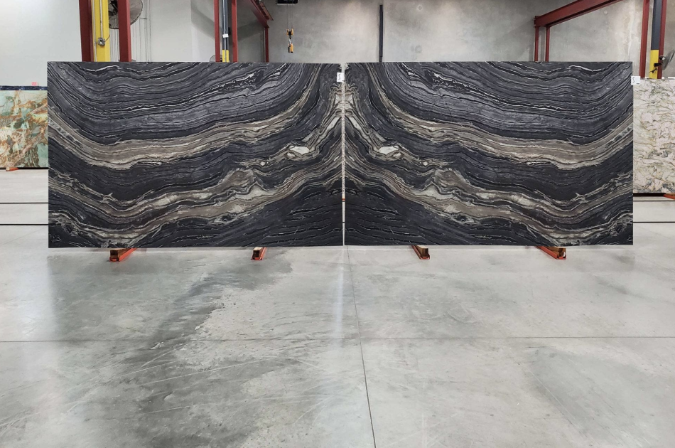 Silver Wave brown Polished Marble