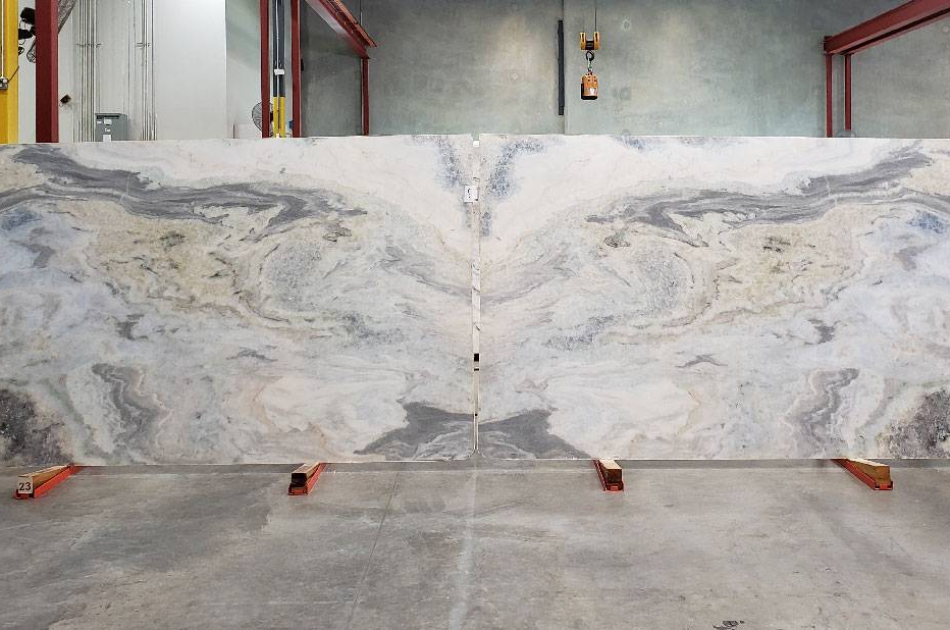 Blue Crystal Polished Marble