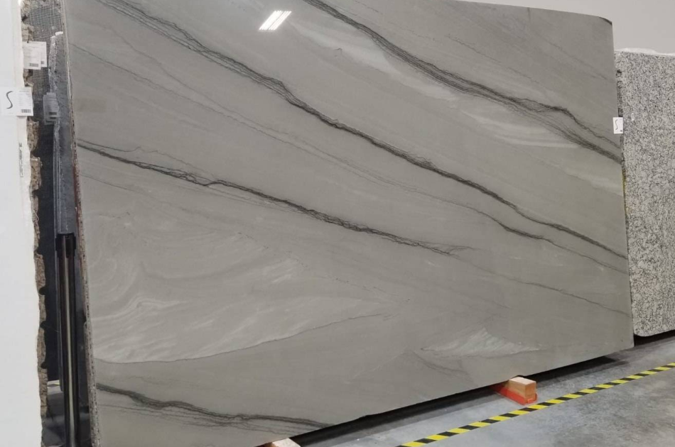 SILVER WAVES POLISHED QUARTZITE 