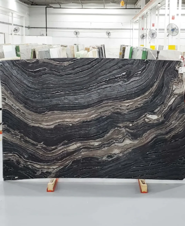 Silver Wave brown Polished Marble